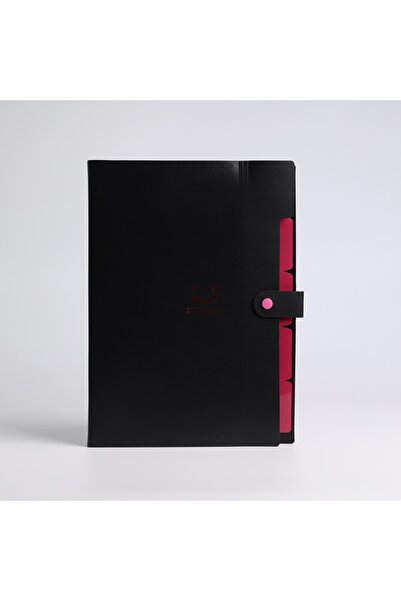 choice2 black 5page Classic Accordion File Folders - A4 Dument Storage Bags w...