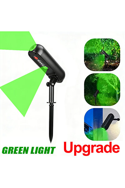 Choice6 مصباح XIWANGFIRE الأخضر المطور 2 في 1 يعمل بالطاقة الشمسية، كشاف ومصب...