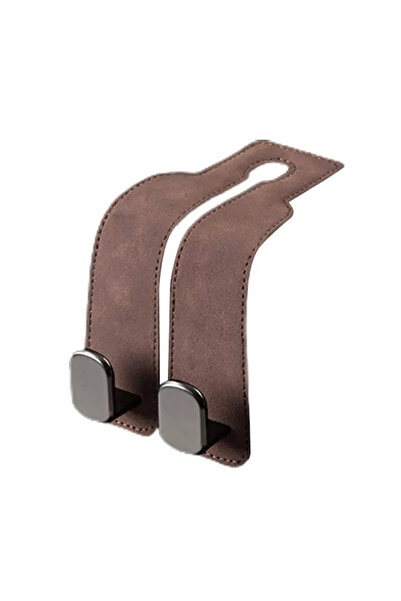 Choice خطاف سيارة بني 2 في 1، خطافات مسند ظهر المقعد الخلفي للسيارة، مشبك تعل...