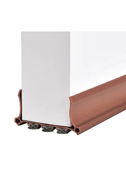 Choice8 شريط مانع للتسرب بني اللون G4652C جديد كاتم للصوت أسفل الباب، عازل لل...