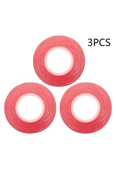 Choice1 3Pcs 1 Roll Red 1/8' Cassette Splicing Tape Recorder Leader Tape Repl...