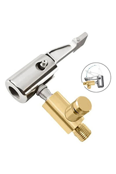 choice2 قطعة واحدة قابلة للتفريغ، موصل مضخة هواء محمولة لإطارات السيارات، يمك...