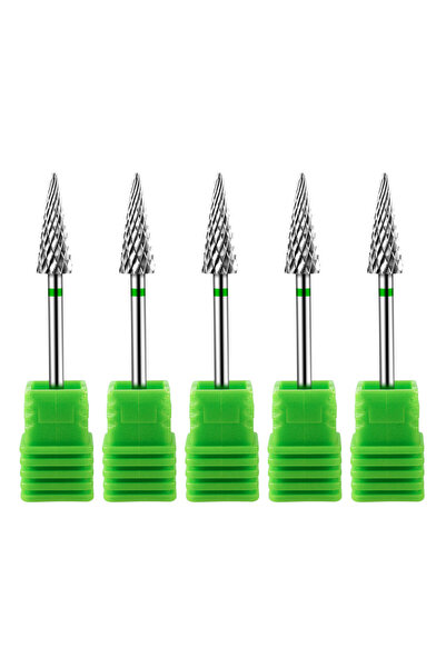 Choice9 C 5pcs Set Tip Tungsten Carbid Nail Drill Bits Electric Manicure Dril...