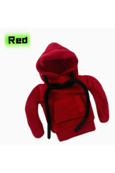 Choice1 غطاء مقبض بغطاء رأس الحركة للسيارة، أحمر (اختياري) - غطاء ملون - ملحق...