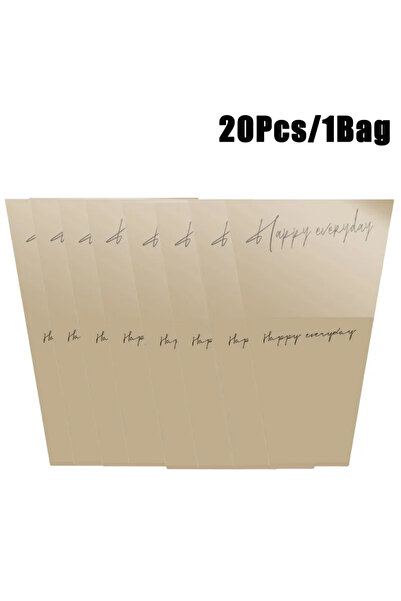 Choice14 كيس واحد - 20 قطعة، 28×13×44 سم، مصنوع من جلد البقر، 20/60/100 قطعة،...