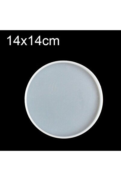 Choice4 قوالب صب راتنجية دائرية شفافة من Fluid Arts مقاس 14 × 14 سم، مصنوعة م...