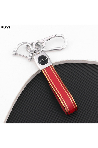 Choice4 سلسلة مفاتيح من مادة TPU عالية الجودة باللون الأحمر الذهبي للرجال وال...