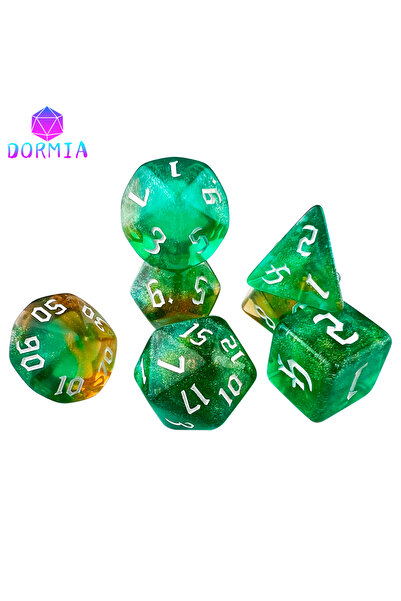 Choice6 02 DND dice RPG dice Acrylic dice Multilple colours Starlight effect ...