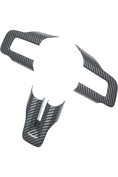 OASISGALORE Carbon Fiber Steering Wheel Cover Compatible with Ford Mustang