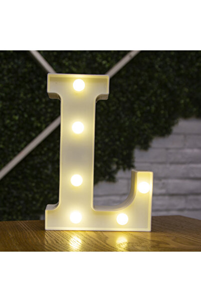 Choice68 مصباح LED على شكل حروف أبجدية بطول 16 سم، مزود بإضاءة أرقام وديكور، ...
