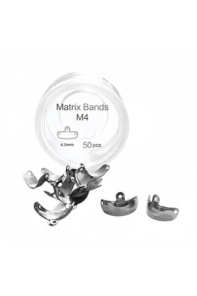 Choice3 50 قطعة من أشرطة تثبيت مصفوفة الأسنان 4.5 مم، نظام مصفوفة مقطعية محدد...