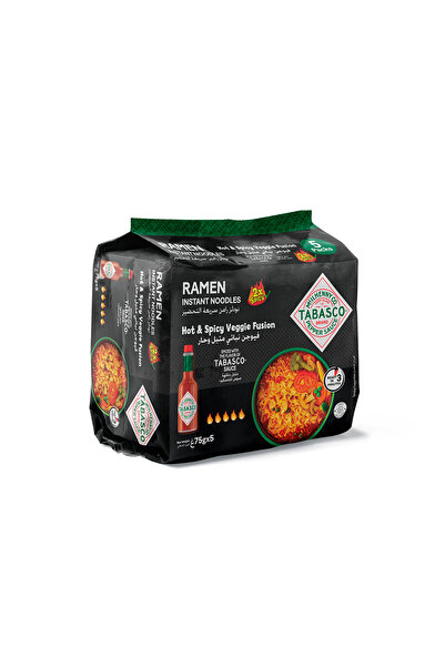 Tabasco ® Ramen Instant Noodles Hot & Spicy Veggie Fusion 5X8ْX375G