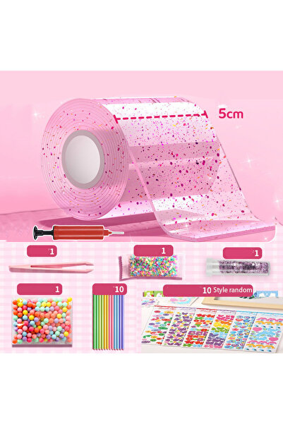 Choice9 مجموعة واحدة من شريط نانو لصنع فقاعات النفخ، مجموعة كاملة من غراء نان...