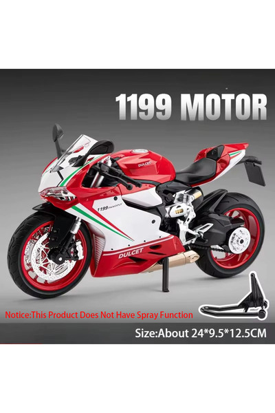 choice2 1199 أحمر أبيض 1:9 سبيكة 1299 دراجة نارية 1199 نماذج مصبوبة ألعاب سيا...