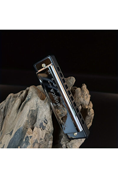 Choice1 Y01234-Silvery Harmonica Key of C 10 Hole Chromatic Harmonica C with ...