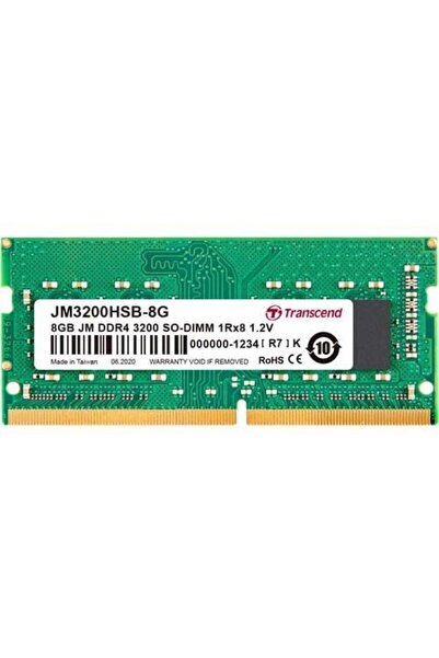 Transcend JetRam 8GB Laptop Memory