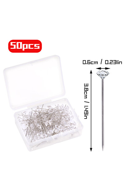 Choice8 38 مم، 50 قطعة، كرابول، 50/100 قطعة، إبر خياطة برأس ماسي، دبابيس تثبي...