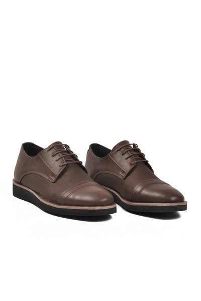 AYAKMOD 481 Lace-Up Brown Men's Casual Shoes