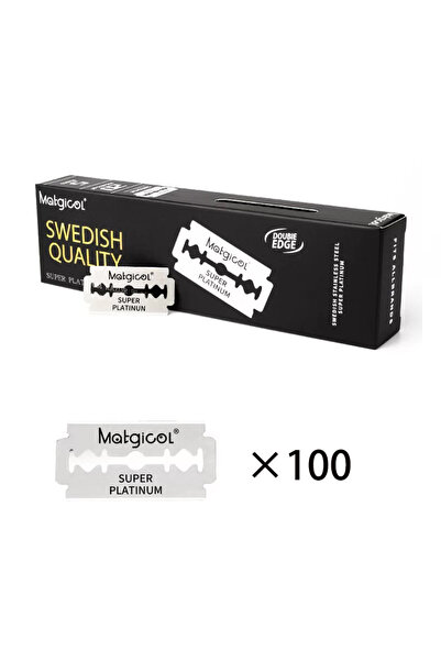 Choice1 ١٠٠ شفرة حلاقة دورك، ١٠٠ قطعة، شفرات حلاقة آمنة من الفولاذ المقاوم لل...