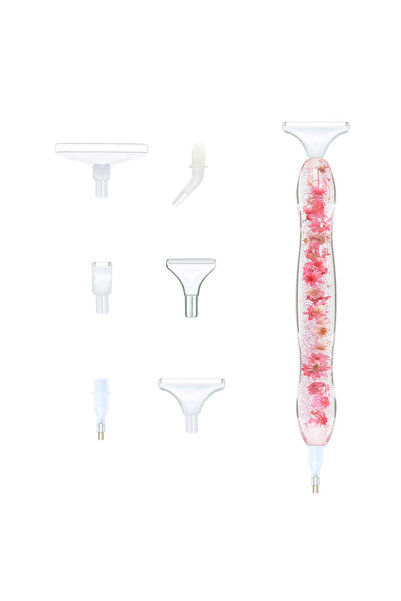 Choice4 قلم رسم ماسي من الراتنج على شكل زهرة من موموآرت GJB-013-C-14 مع رؤوس ...