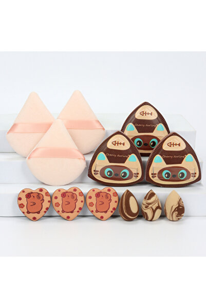 choice2 A Rice Ball Cat 12-Piece Set, Expands When Exposed to Water, Dual-Use...