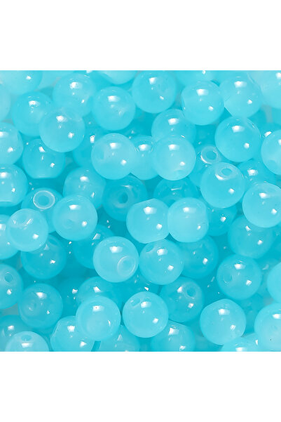 Choice19 50pcs Lake blue 30/50pcs 6mm Glass Round Beads Colorful Spacer Loose...