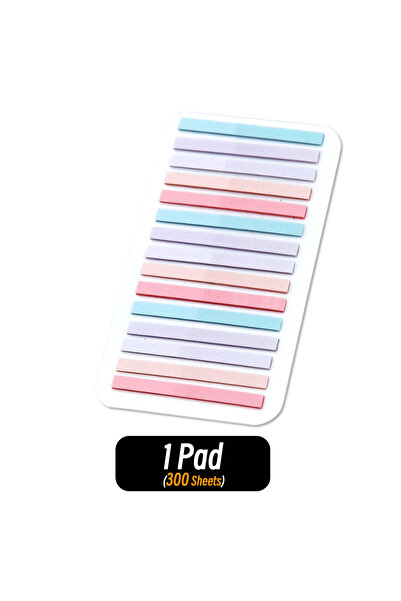 Choice14 1 وسادة 3000 ورقة ملصقات ملونة شفافة فلورية علامات تبويب الفهرس الأع...