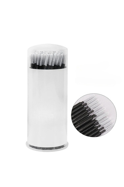 choice2 A0016-Black-box 100 Pcs Disposable Spiral Mascara Wands Micro Brush H...