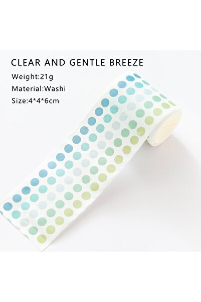 Choice5 شريط لاصق منقوش بألوان متدرجة زاهية من تشينغهيفنغ، 60 مم × 3 م، مثالي...