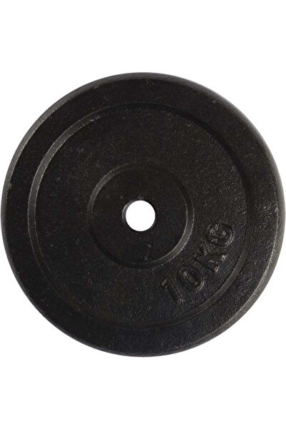 VirtuFit Cast Iron Weight Plate - Dumbbell weight - 30 mm - 10 kg - Black