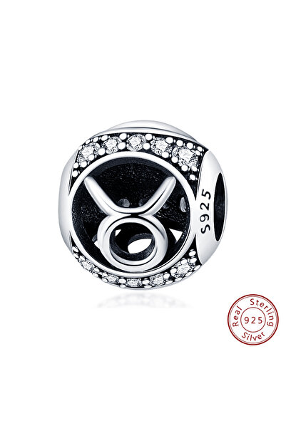 Choice5 Taurus Original Charms 925 Sterling Silver 12 Ctellation Round Charms...