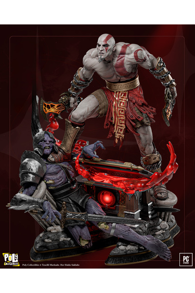 Poly Collectibles Kratos – God Of War Limited Edition Handmade Premium Koleks...