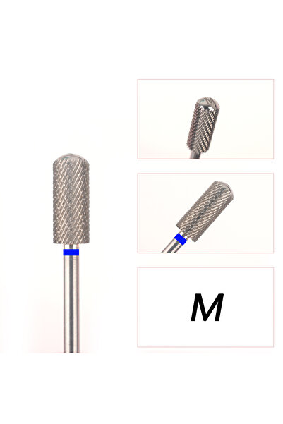 Choice5 رؤوس مثقاب أظافر صغيرة الحجم 5.3 مم ذات رأس أملس لإزالة جل الكربيد، أ...