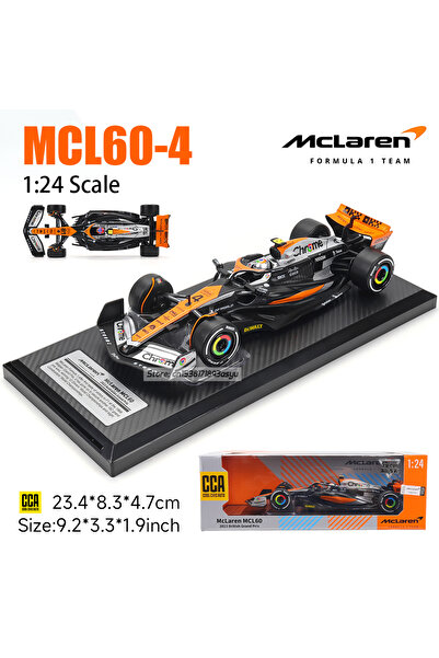 choice2 1-24 MCL60-4 ZS CCA MSZ 1:24 فريق ماكلارين F1 الجديد 2023 MCL60 4 # ل...