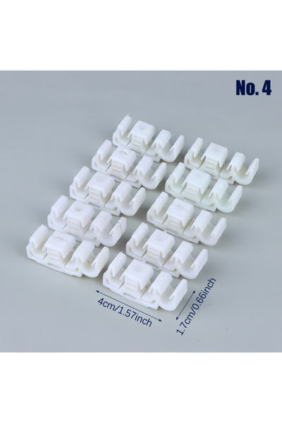 Choice B 10PCS دعامة كابل خط فرامل السيارة مشابك خرطوم الفراغ لسيارات فولكس ف...