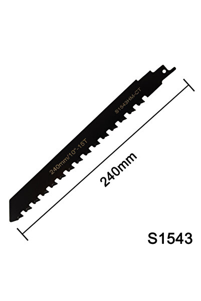 Choice S1543-240mm Carbide Reciprocating saw Blade Carbide Reciprocating Sabe...