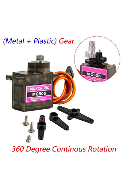 choice2 PL-MT gear 360 MG90S Micro Servo Metal /Plastic Gear 9g SG90 Enhanced...