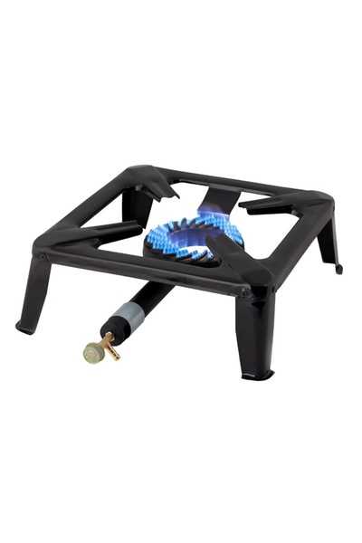 BASE Cast iron fire pit with 4 legs 40x40cm