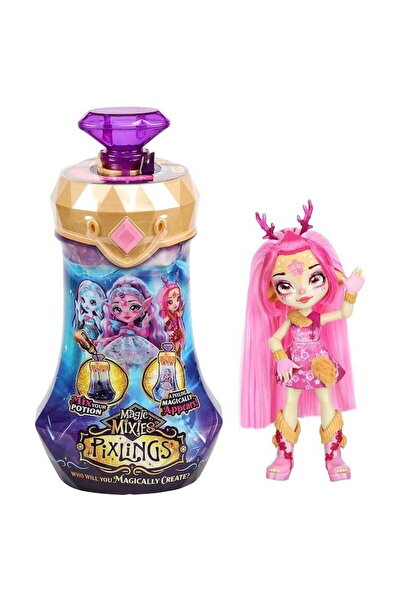 Magic Mixies Păpușă Pixling - Roz, Cerb Deerlee