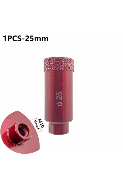 Choice21 25mm M10 thread vacuum brazing dry diamond drill bit, ceramic tile h...