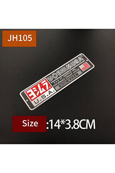 Choice9 JH105-MTTZ014 Motorcycle Exhaust Tip Pipe Stickers CF Motorbike Alumi...