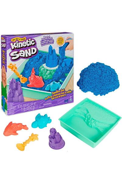 Spinmaster Spin Master Kinetic Sand - Set cu nisip albastru
