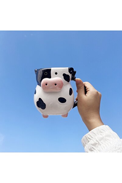 Livava Ceramic Mug with Cute Cow Design, Stylish Design, Gift Boxed, Coffee &...