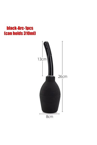 choice2 black-XL-1pcs Portable Small Capacity Bidet Cleaner Enema Syringe Rec...