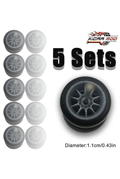Choice4 MMW172 1/64 Wheels Tires ABS 5 Sets Wheels for Hot Wheels Matchbox To...