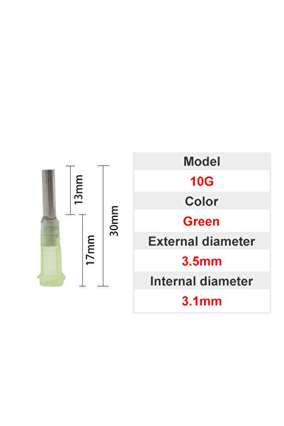 Choice6 إبرة توزيع غراء صناعية مقاس 13 مم، 10 غرام، 50 قطعة، من 10 غرام إلى 3...
