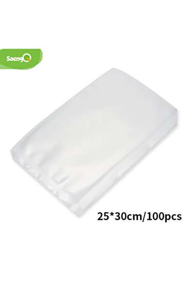 Choice3 أكياس تفريغ الهواء من ساينغ كيو، 25-30 سم، 100 قطعة، لماكينة تغليف ال...