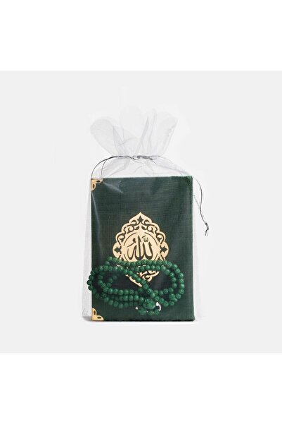 Hayrat Neşriyat Rose Scented Prayer Beads + Yasin Gift Set (Bag Size, Lafzatu...