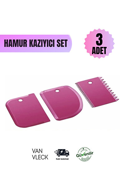 VAN VLECK Pasta Hamur Düzeltici – Kesici – Kazıyıcı Dekoratif 3’lü Set | Çok ...