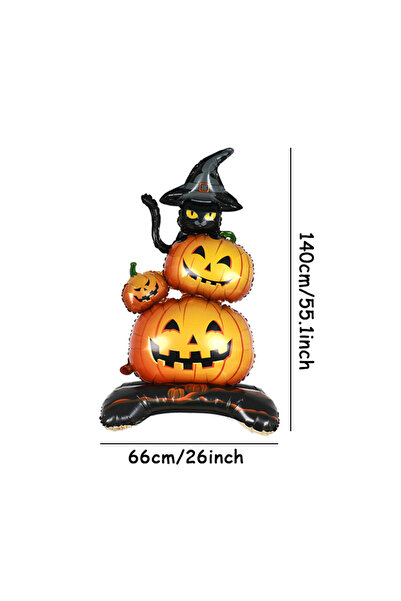 Choice6 النمط 7، قطعة واحدة، بالون من فيلم ألومنيوم قائم، بتصميم قلعة يقطين و...